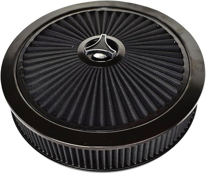A-Team Performance High Flow Throttle Body Air Intake Filter - 14 in x 3 in by A-TeamPerformanceParts