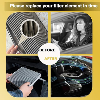 2 Pack Cabin Air Filter For Santa Fe 2021-2023, Santa Cruz 2022-2023, Elantra - Image 7