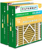 Filterbuy 24x25x5 Air Filter MERV 11 Superior Pet & Allergy Defense, by Filterbuy