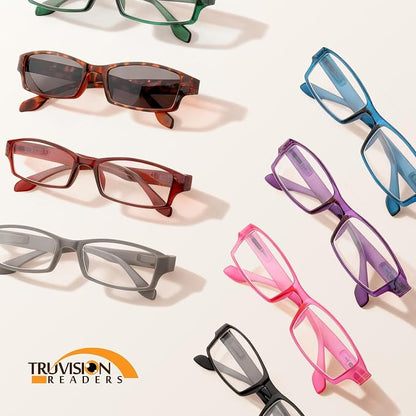 TruVision Readers Reading Glasses, Comfort Spring Hinges - Image 8