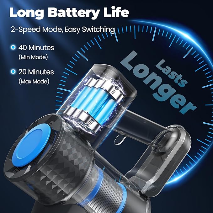 Cordless Vacuum Cleaner, Powerful Lightweight Stick Vacuum - Image 5