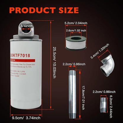 1200KTF7018 Fuel Filter Spin-On Particulate Replacement - Image 6