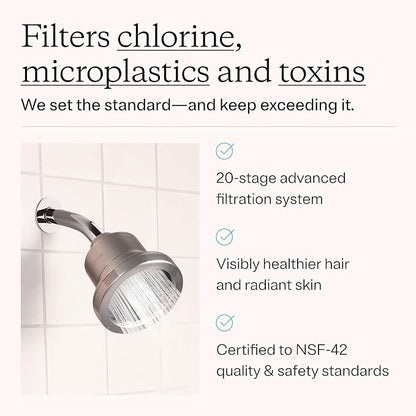 Filtered Shower Head for Healthier Hair & Skin – Removes Chlorine & Heavy Metals - Image 3