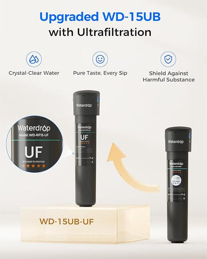 Waterdrop 15UB-UF 0.01 μm Ultra Filtration Under Sink Water Filter System - Image 3