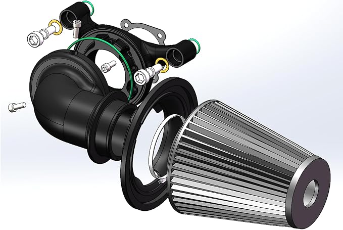 Big Sucker cone Air filter intake by ForHarleyAccessories