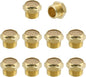 Wealrit 10 PCS Pneumatic Exhaust Mufflers, 1/4" Male Thread Hex Copper Air by Wealrit