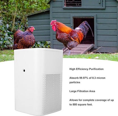 Air Purifier High Efficiency Solar Powered Car Filter Portable Cleaner - Image 3
