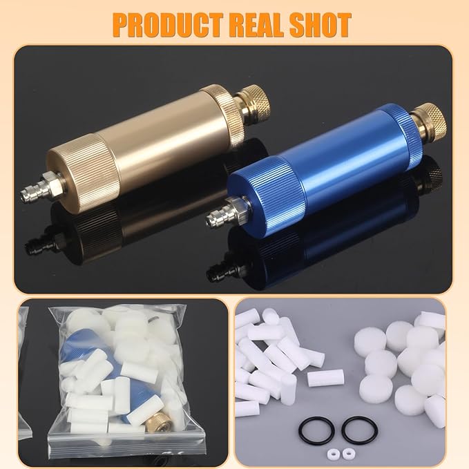 High Pressure PCP Air Filter Oil-Water Separator, 40MPa/5800Psi Inline Moisture - Image 7