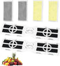2 AF-2 Air Filters & 4 PK-2 Produce Keeper Refill Replacement Kit – Compatible by Guarm