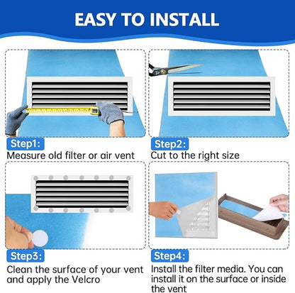 Air Vent Filters, MERV 8 Triple Electrostatic Vent Filter - Image 7