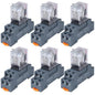 6PCS Electromagnetic Power Relay, 8-Pin 10 AMP 12V DC Relay Coil by VAMRONE
