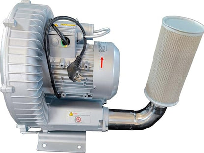 Air filter for regenerative blowers | Metal mesh | 2" Female Connection | - Image 7
