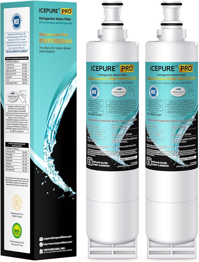 ICEPURE PRO 4396508 NSF401&473&53 Replacement by ICEPURE