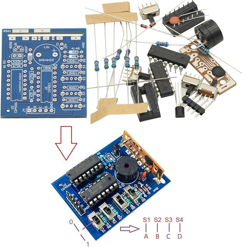 2PCS Music Sound Board Electronic Module DIY Kit Parts Components Soldering Practice Learning Kits