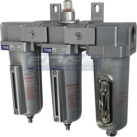 3 STAGE, INDUSTRIAL GRADE IN-LINE COALESCING FILTER & DESICCANT AIR DRYER by Unknown