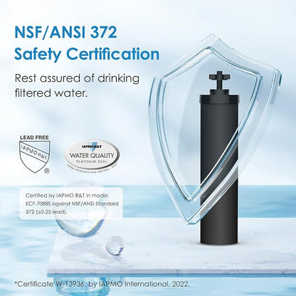 Waterdrop Upgrade NSF/ANSI 372 Certified Water Filter, Replacement - Image 4