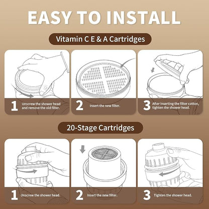 Shower Filter Replacement Cartridge Compatible - Image 4