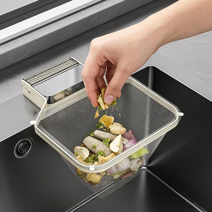Sink Food Strainer, Suction Cup Drain Basket, Easy Filter - Image 6
