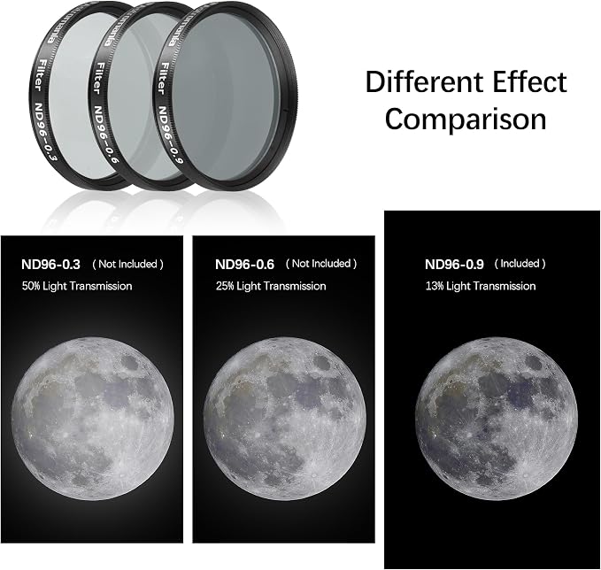 Astromania Telescope Moon Filter 2 inch, Neutral Density Telescope Filter - Image 3