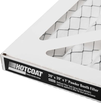 Eastwood HotCoat 20"x20"x1" Replacement Powder Coating Booth Filter | 1 Pack - Image 4