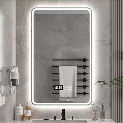 Bathroom Mirror with LED Lights，Bathroom Led Mirror ，Backlit Bathroom Mirror by ZXCASDF