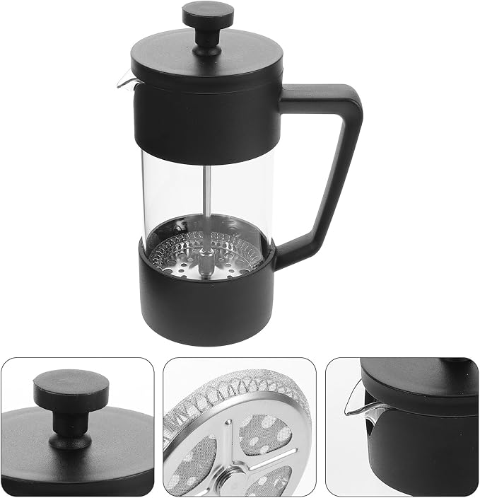 Zerodeko Portable Coffee Maker 350ml Borosilicate Glass Espresso Press - Image 8