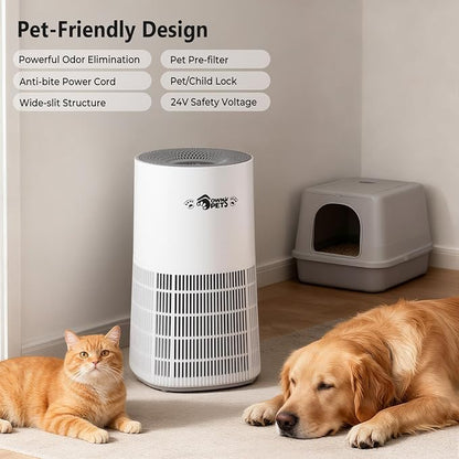 Ownpets Pet Air Purifier for Large Room up to 2620 ft², 5-in-1 Washable Filter - Image 6