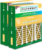 Filterbuy 20x25.25x3.5 Air Filter MERV 11 Superior Pet & Allergy Defense by Filterbuy
