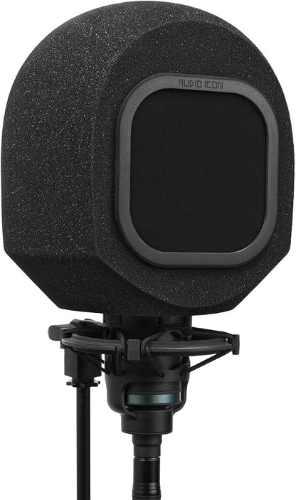 Soundbox Vocal Recording Isolation Booth | Portable Microphone Shield, Pop by AudioIcon