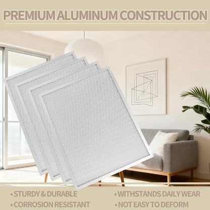 4 Pcs 203368 Air Pre Filter 16'' x 12.5'' Fit - Image 2