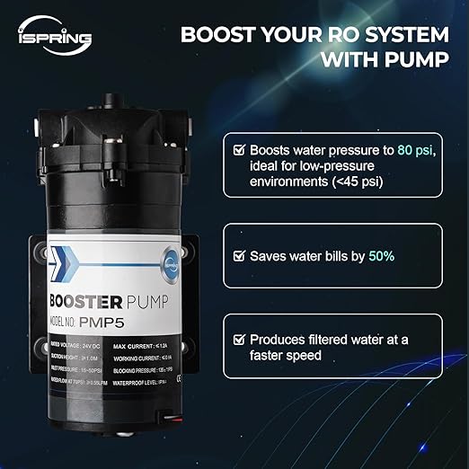 iSpring RCC7P-AK, 6-Stage Reverse Osmosis System Under Sink Alkaline Water - Image 4