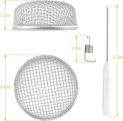 RV flying insect screen fit for RV furnace vent screen, RV water heater vent - Image 2