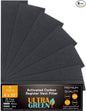 4x10 Inch Air Vent Filters Activated Charcoal Carbon, Thickened Filter Premium by ULTRA+GREEN