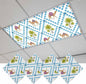 4 Pack Fluorescent Light Cover, Camels Palm Trees Light Covers by Unknown