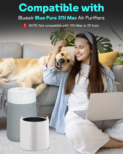 Leemone 2 Pack Blue Pure 311i Max Replacement Filter Compatible - Image 3
