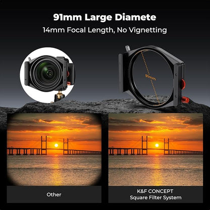 K&F CONCEPT X PRO Square Filters Holder System Kit - Image 5