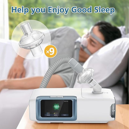 9-pack CPAP Inline Filter, Universal Inline CPAP Filter Compatible - Image 6