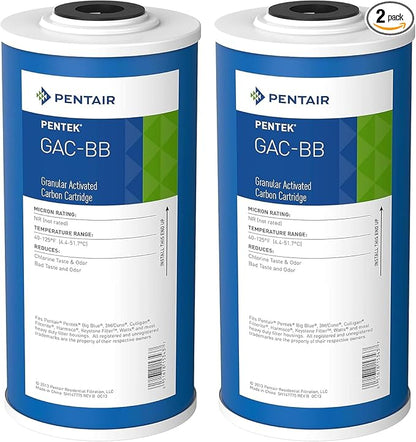 Pentair Pentek GAC-BB Big Blue Carbon Water Filter, Whole House Heavy Duty by PENTAIRPENTEK