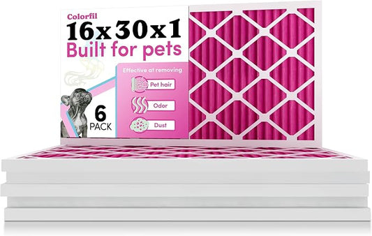 16x30x1 Air Filter by Colorfil | Color Changing Filters by ColorfilAirFilters