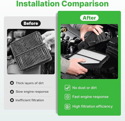 2PCS Engine Air Filter Fit for 2012 2013 2014 Honda CR-V CRV Engine Filter - Image 4