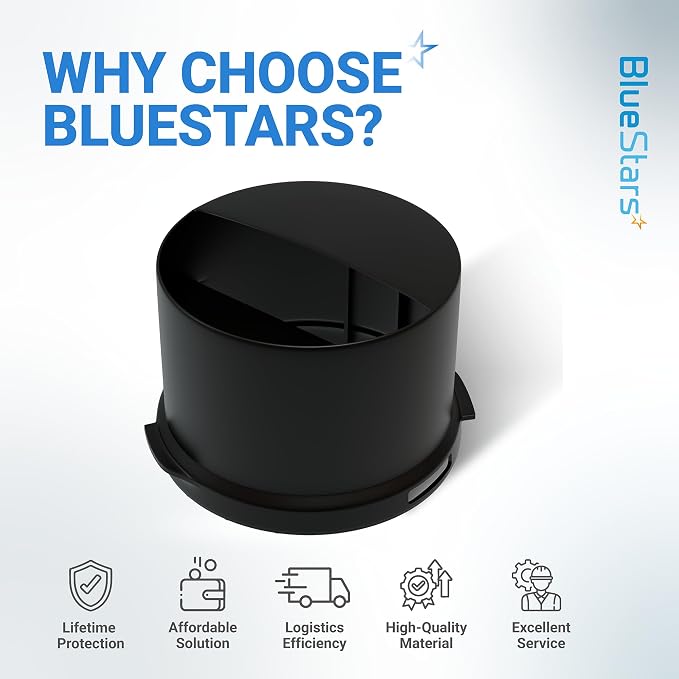BlueStars 2260518B 2260502B Refrigerator Water Filter Cap Replacement – - Image 9