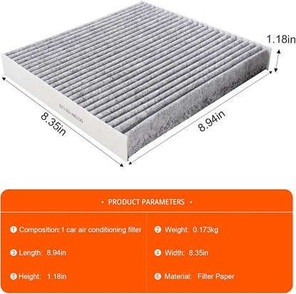 Cabin Air Filter with Activated Carbon, Compatible with CF12820, Hyundai - Image 2