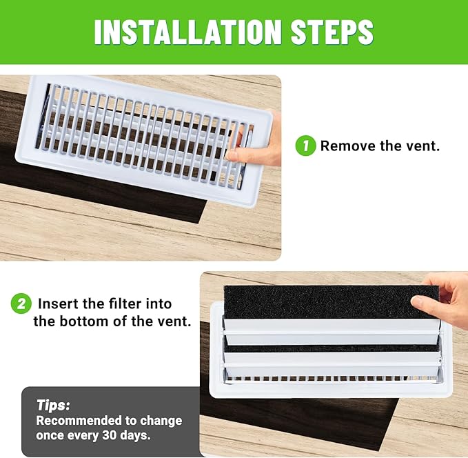 4"x12" Activated Carbon Air Vent Filters - Image 4