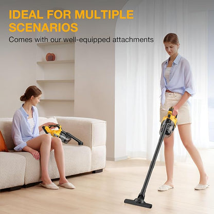 Cordless Vacuum Cleaner for Dewalt 20V MAX Battery, Handheld Vacuum Cleaner for - Image 2