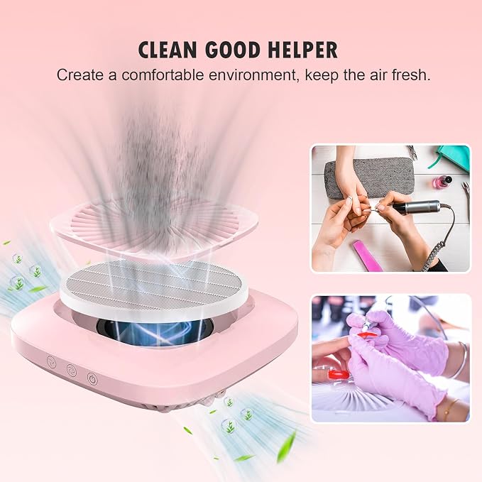 4 Pack Reusable HEPA Filters for MelodySusie Nail Dust Collector, Compatible - Image 5