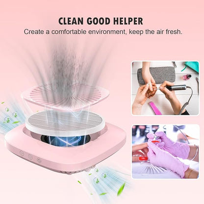 4 Pack Reusable HEPA Filters for MelodySusie Nail Dust Collector, Compatible - Image 5