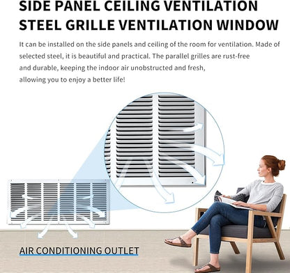 30x14 Return Air Grille, Air Return Vent Cover, Flat Vent Cover, Rejillas De - Image 7