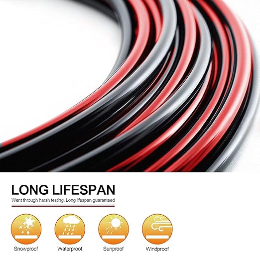 iGreely 200ft 10 Gauge 10AWG Tinned Copper UV Resistant Cable - For Boat Marine Automotive RV Solar Panel Outdoor - Red