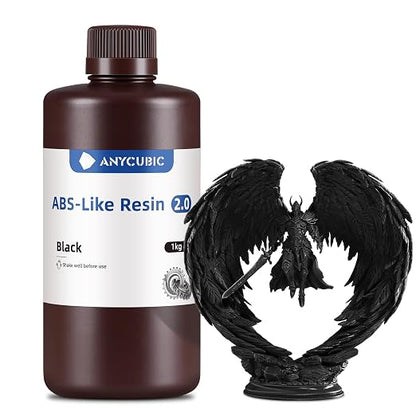 ANYCUBIC 2nd Gen Resin Technology ABS-Like Resin 2.0, 3D Printer Resin by ANYCUBIC