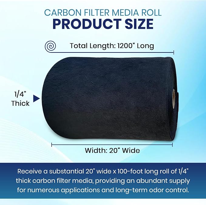 Activated Carbon Filter Media Roll - Image 5